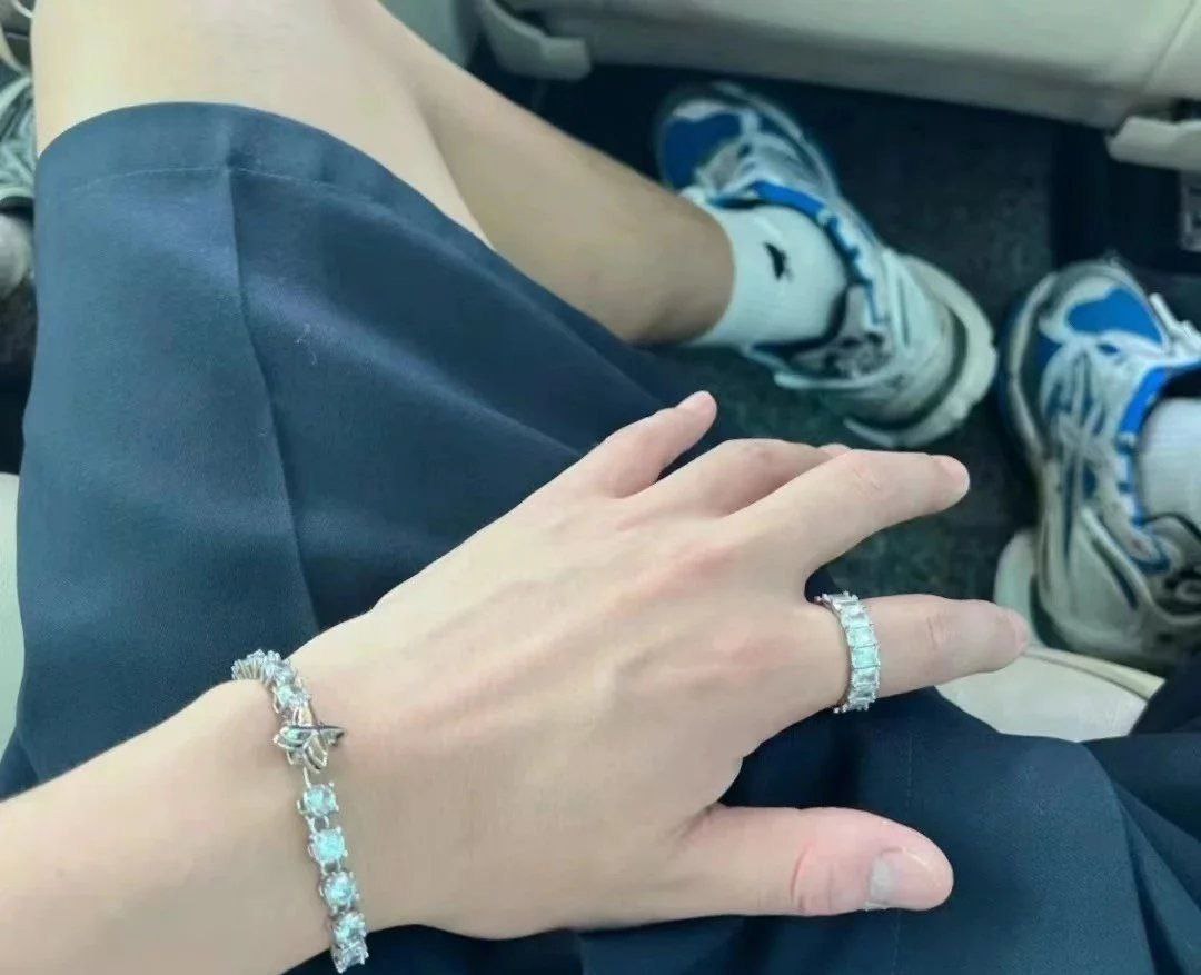 Louis Vuitton Crystals Band Ring