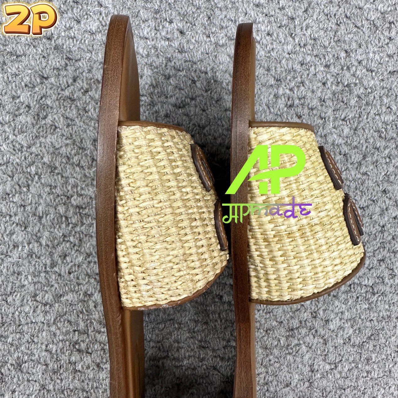 Miu Miu Raffia Slides