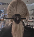 Prada Leather Hair Clip