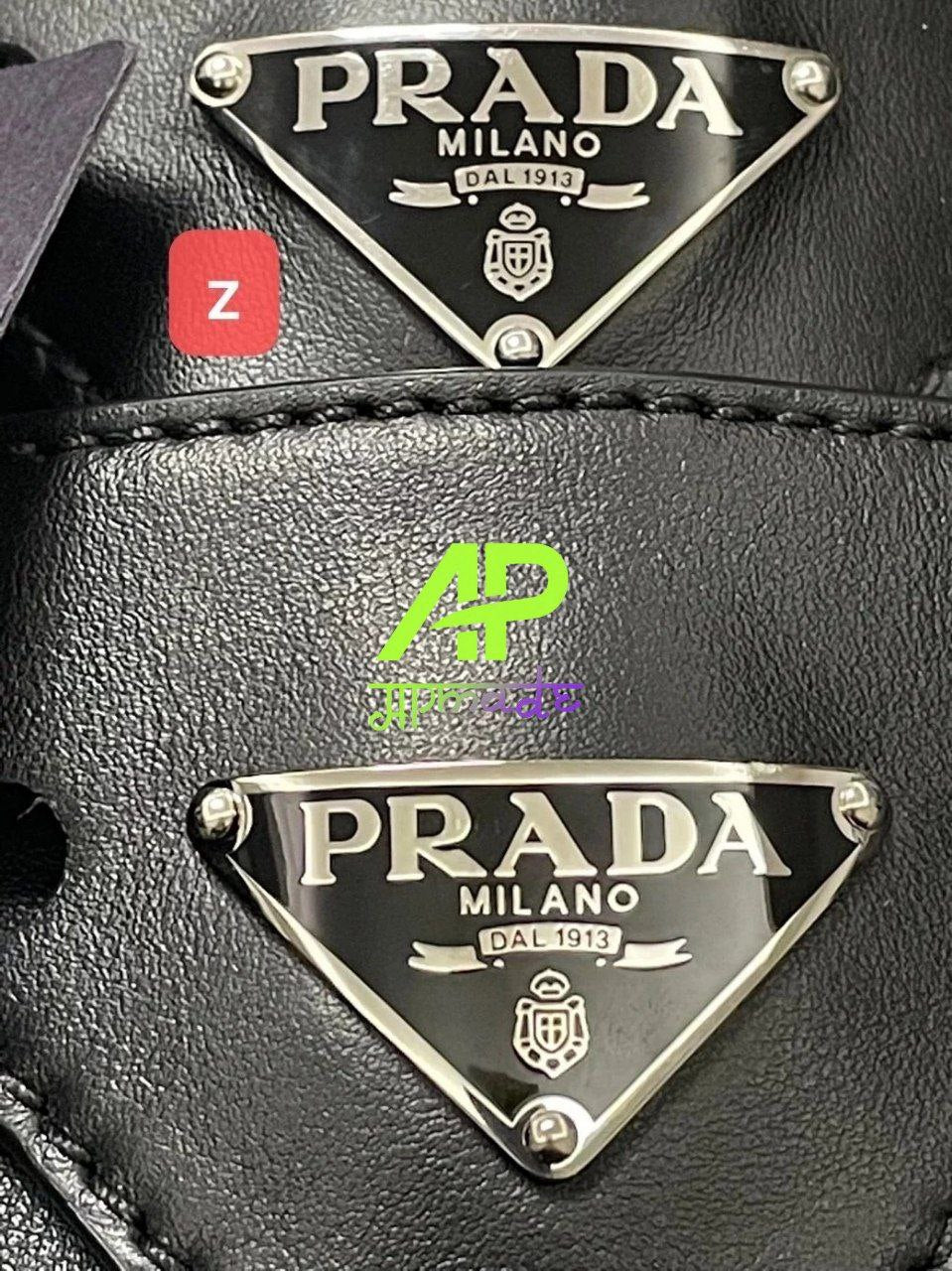 Prada Leather Hair Clip