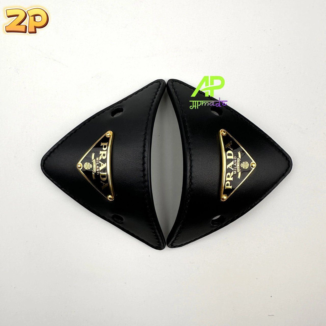 Prada Leather Hair Clip