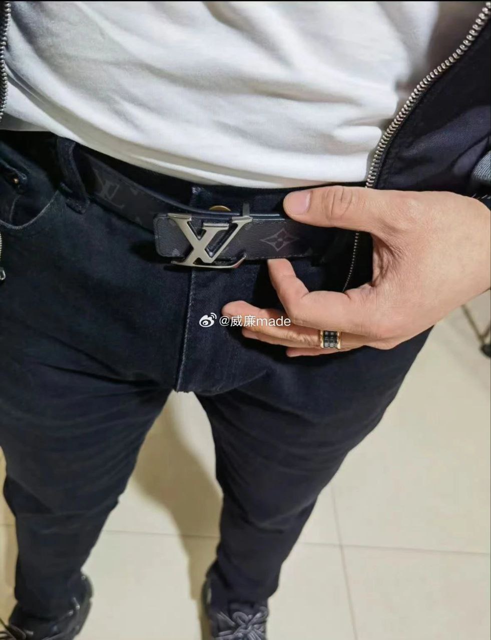 Louis Vuitton Monogram Leather Belt