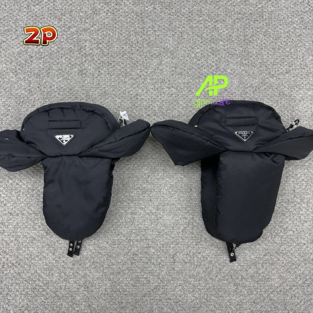 Prada Ribbed Flight Cap