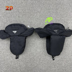 Prada Ribbed Flight Cap