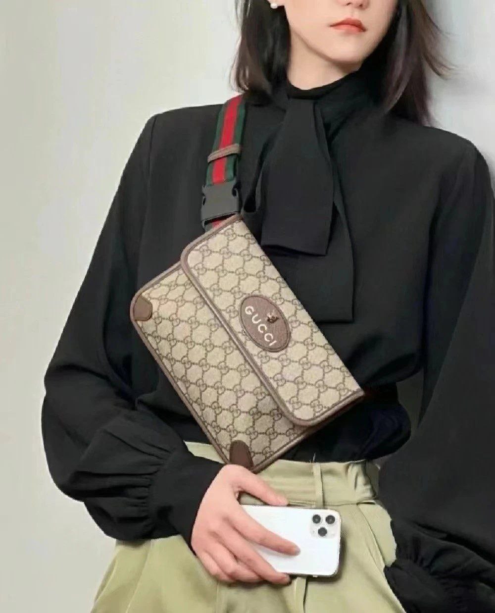 Gucci GG Supreme Canvas Belt Bag