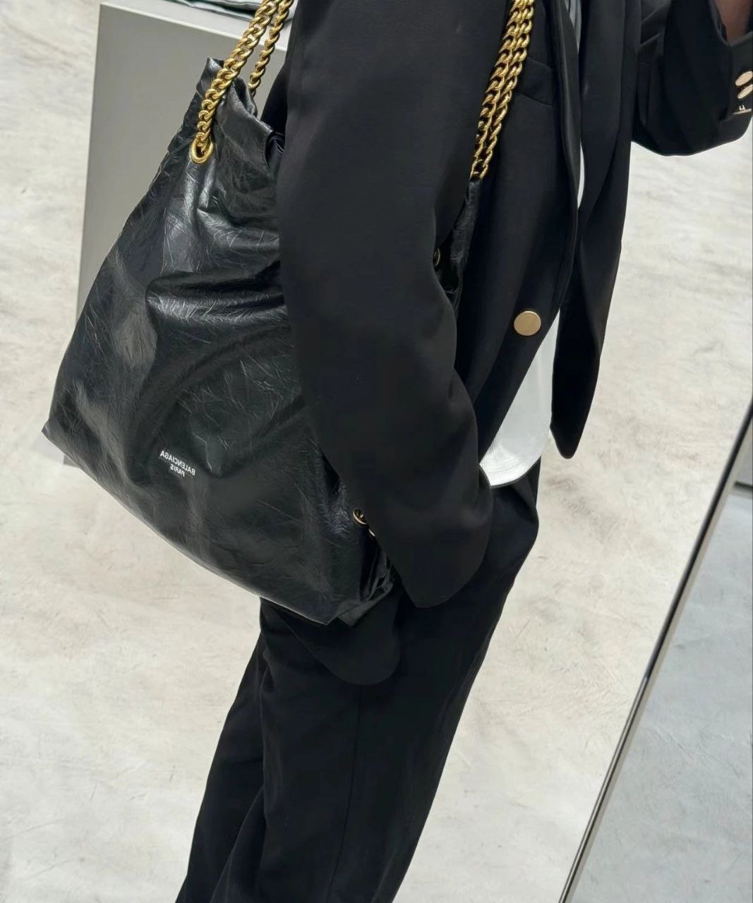 Balenciaga CRUSH Tote Bag (Small)