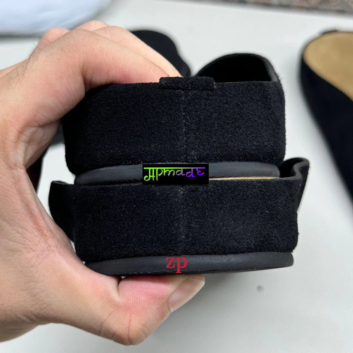 The Row Hugo Suede Mules