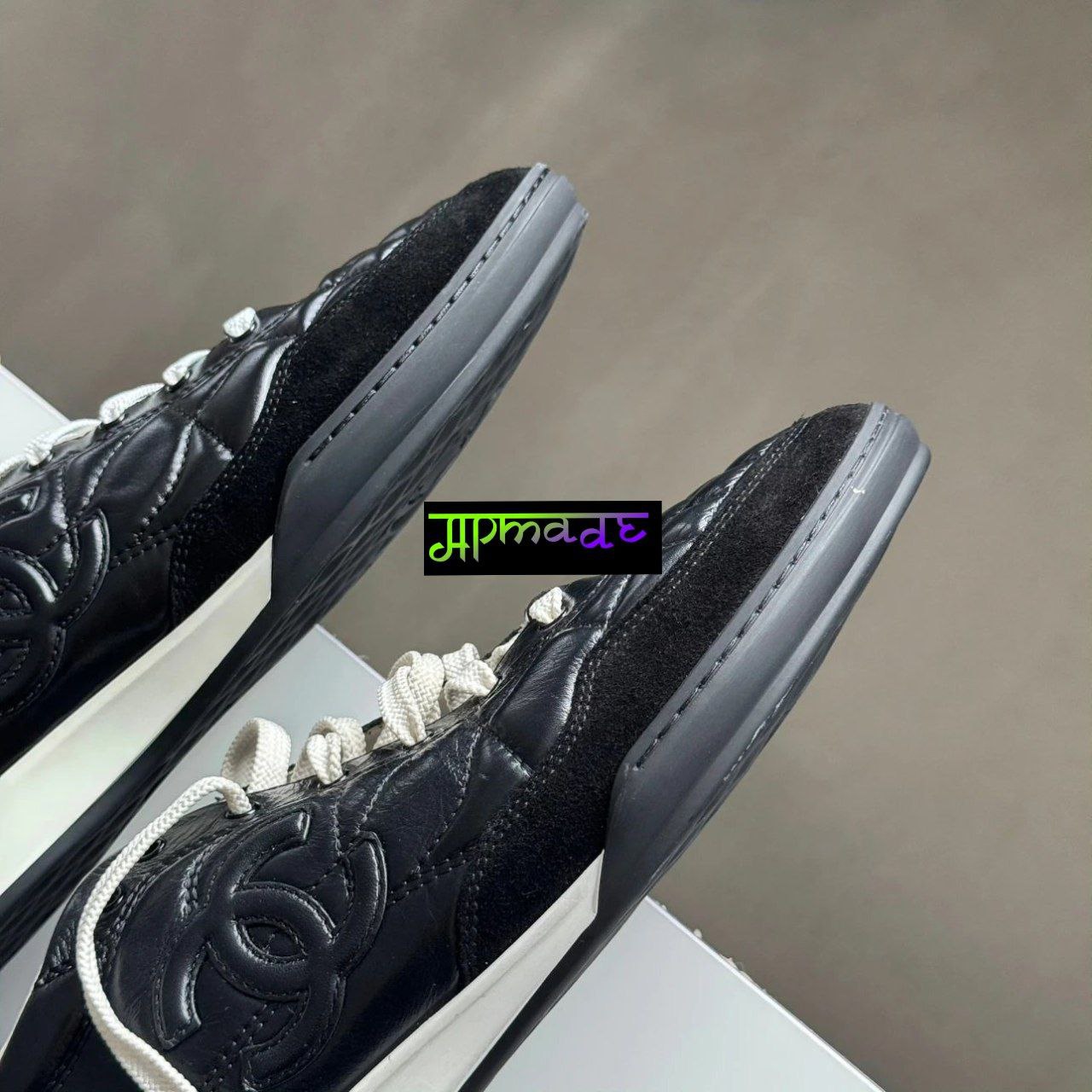 Chanel Spring–Summer 2025 Trainer Sneakers (Shiny Calfskin)