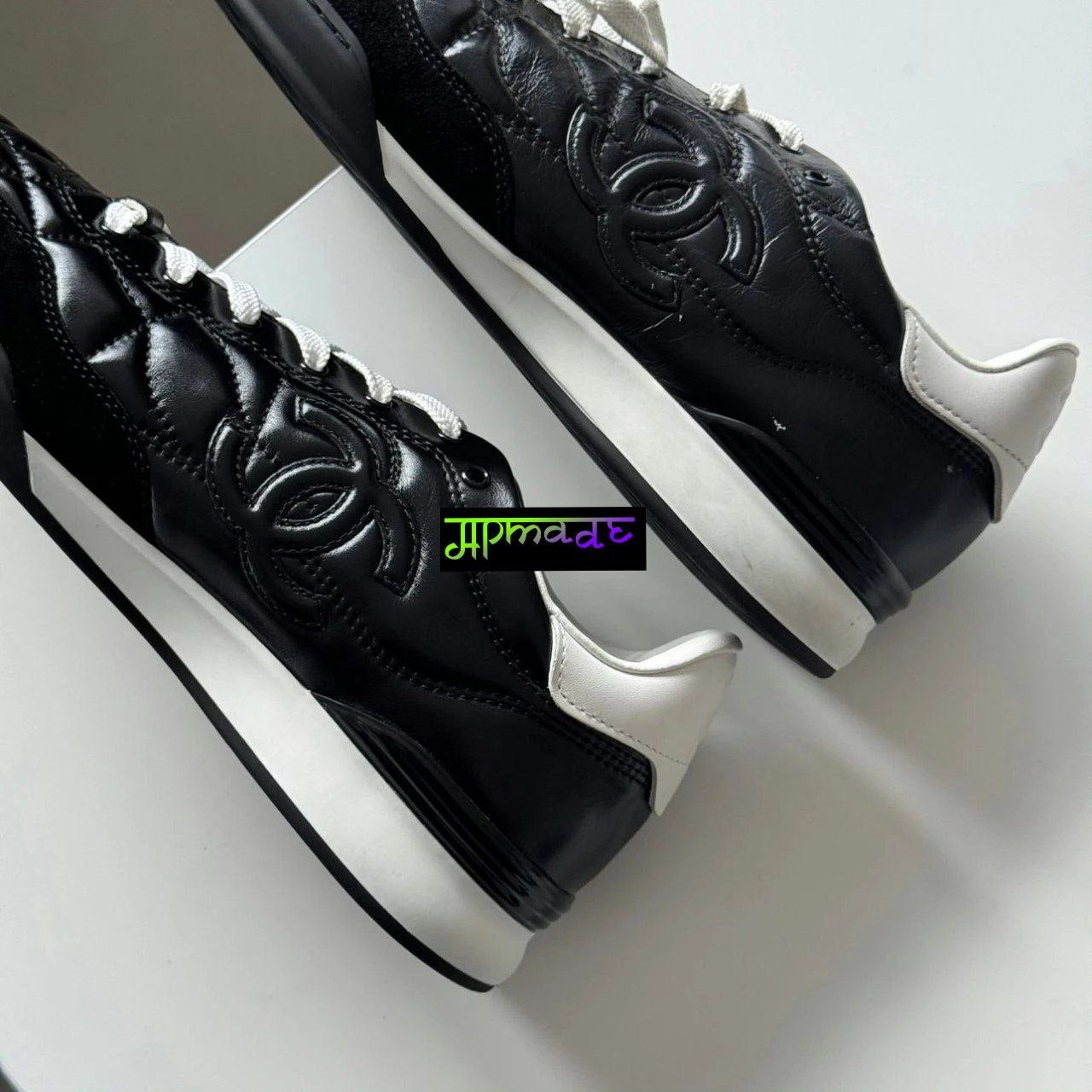 Chanel Spring–Summer 2025 Trainer Sneakers (Shiny Calfskin)