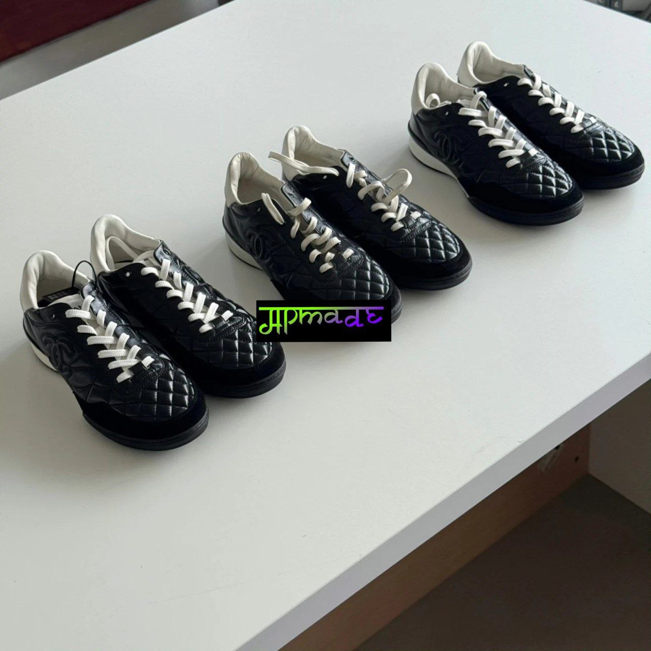 Chanel Spring–Summer 2025 Trainer Sneakers (Shiny Calfskin)