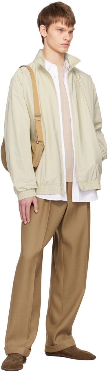 The Row Canal Slip-On Loafers (Light Suede)