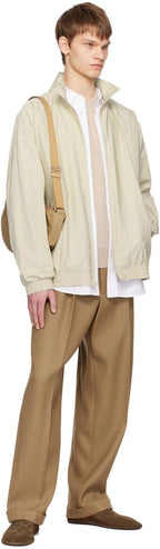 The Row Canal Slip-On Loafers (Dark Suede)