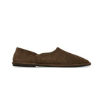 The Row Canal Slip-On Loafers (Dark Suede)