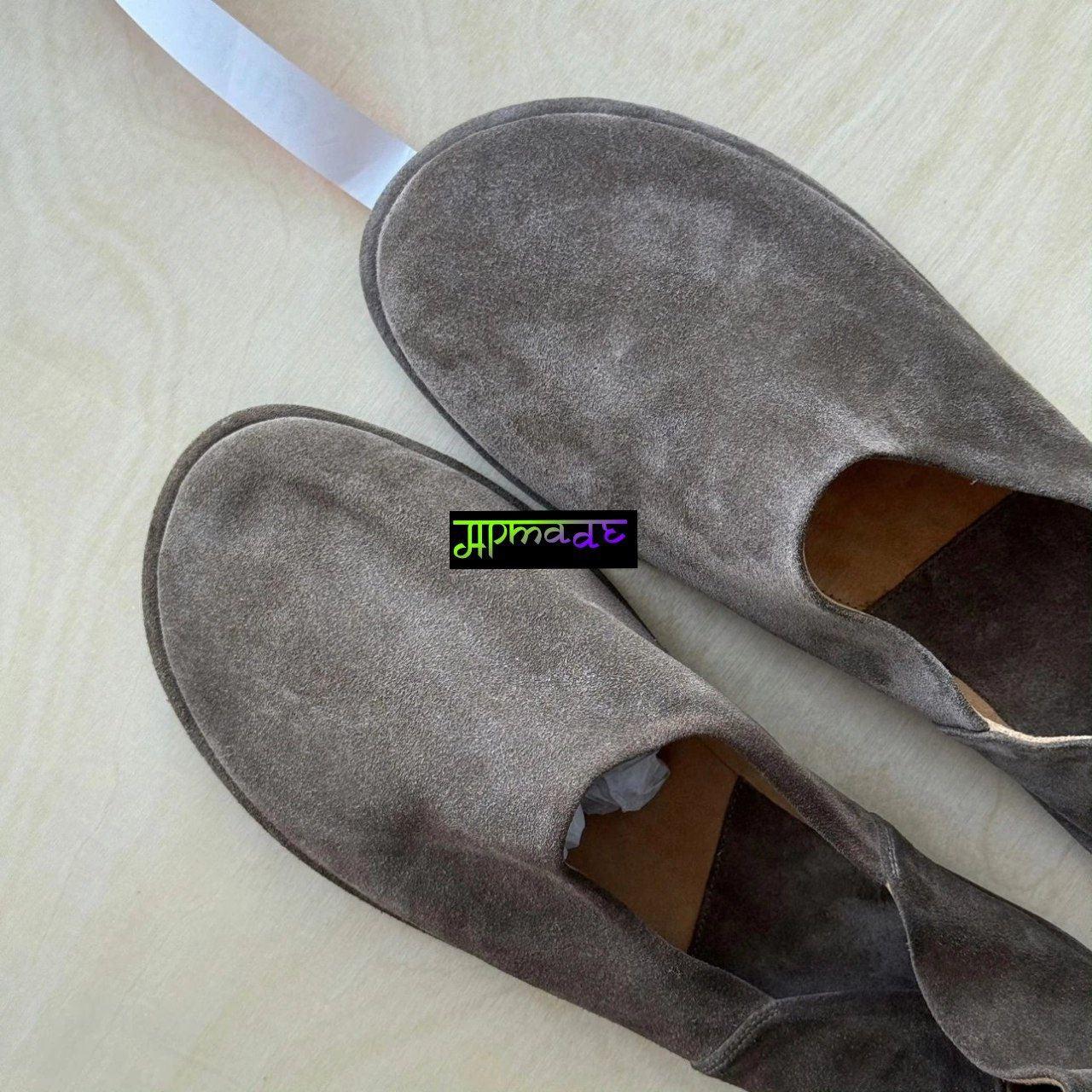 The Row Canal Slip-On Loafers (Light Suede)