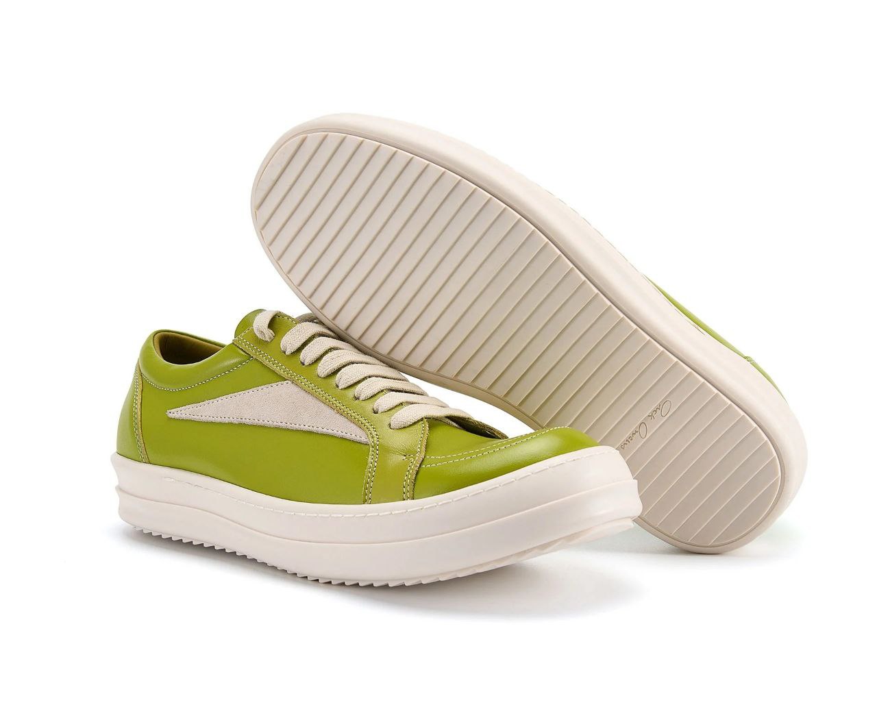 Rick Owens Porterville Vintage Leather Suede Sneakers