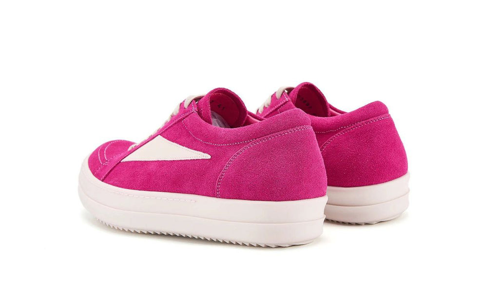 Rick Owens Porterville Vintage Leather Suede Sneakers