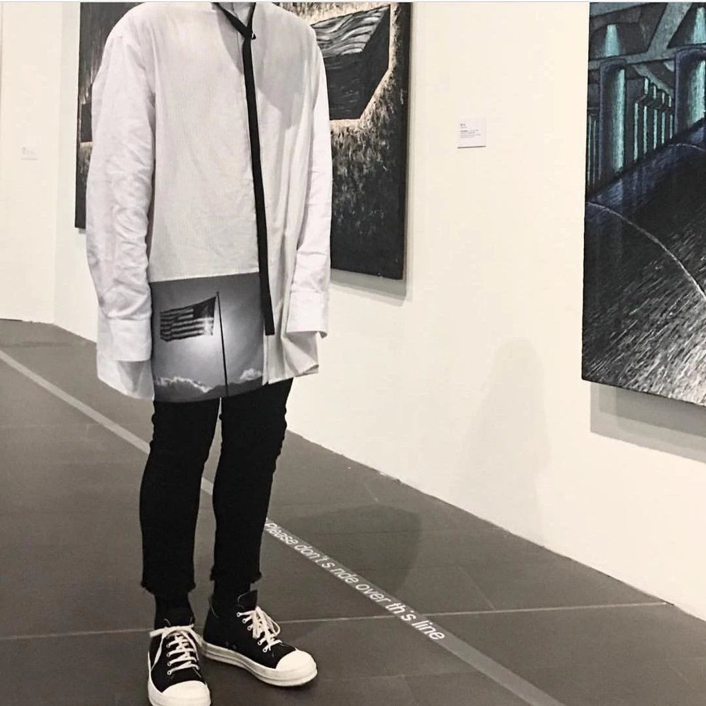 Rick Owens DRKSHDW Lace-Up Low Top Sneakers