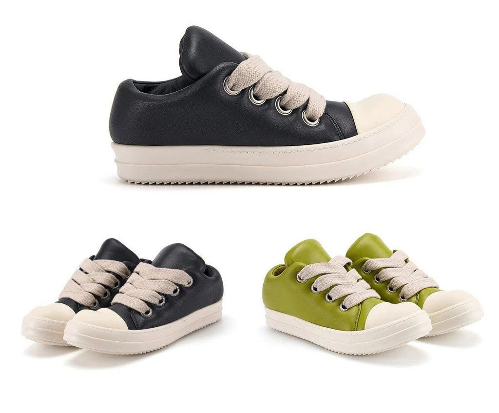 Rick Owens Luxor Jumbo Padded Low Top Sneakers