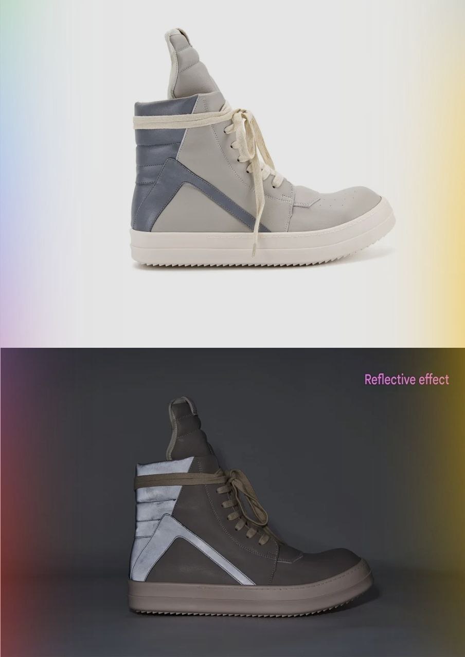 Rick Owens Zip Geobasket Sneakers