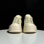 Rick Owens Leather Mega Bumper Low-Top Sneakers