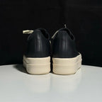 Rick Owens Leather Mega Bumper Low-Top Sneakers