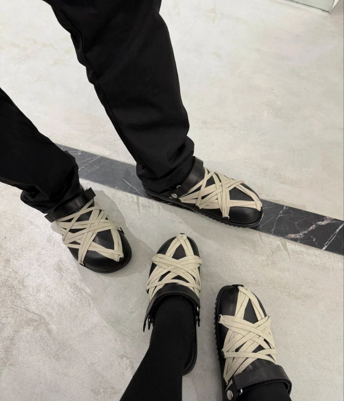 Rick Owens Concordians Megalaced Mules