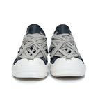 Rick Owens Gray Hollywood Megalace Low Top Sneakers