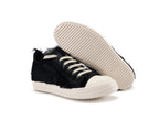 Rick Owens Mainline Black Pony Hair Leather Ramones (Low Top)