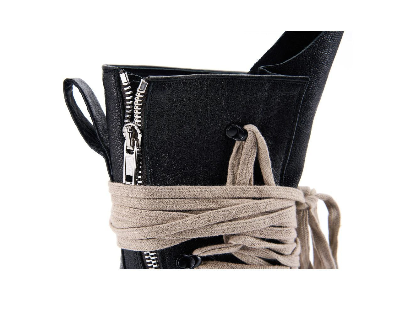 Rick Owens SS20 Lace-Up Army Boots