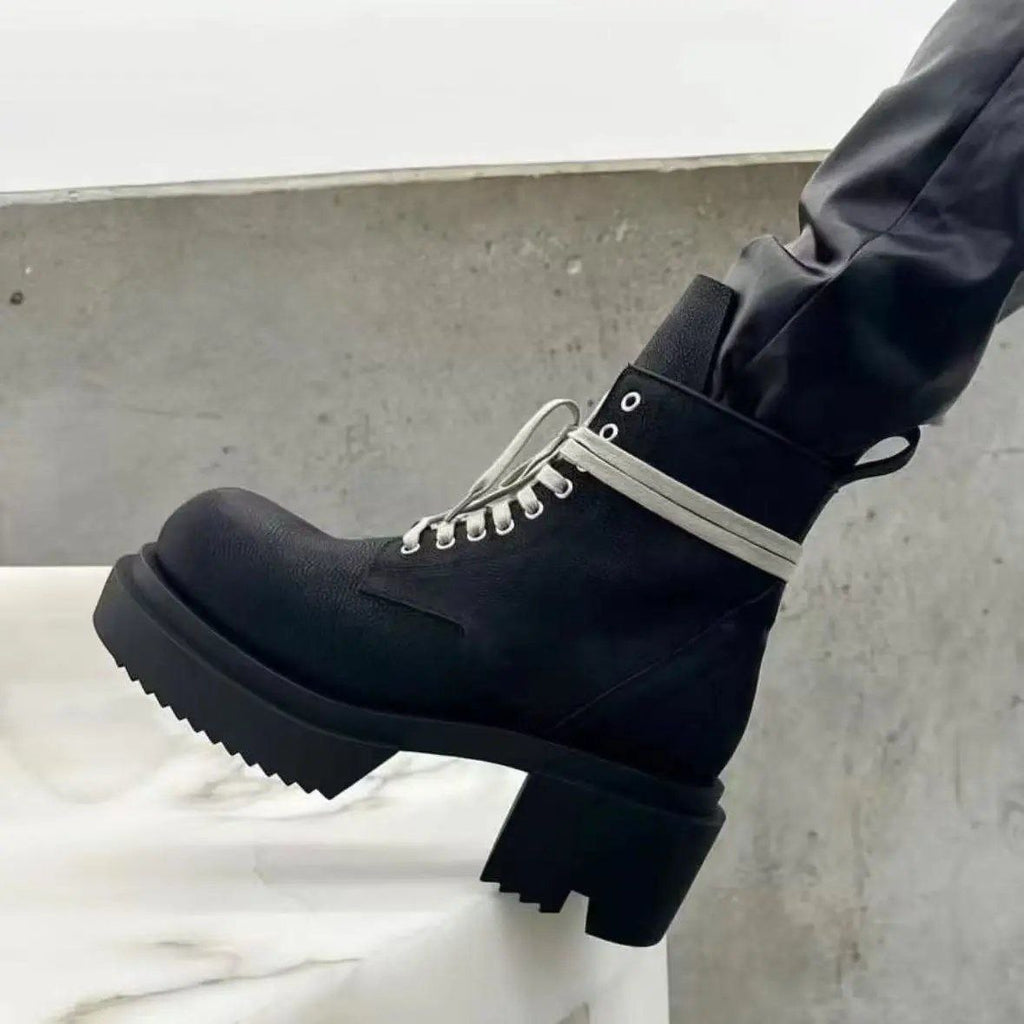 Rick Owens Black Low Army Bogun Boots