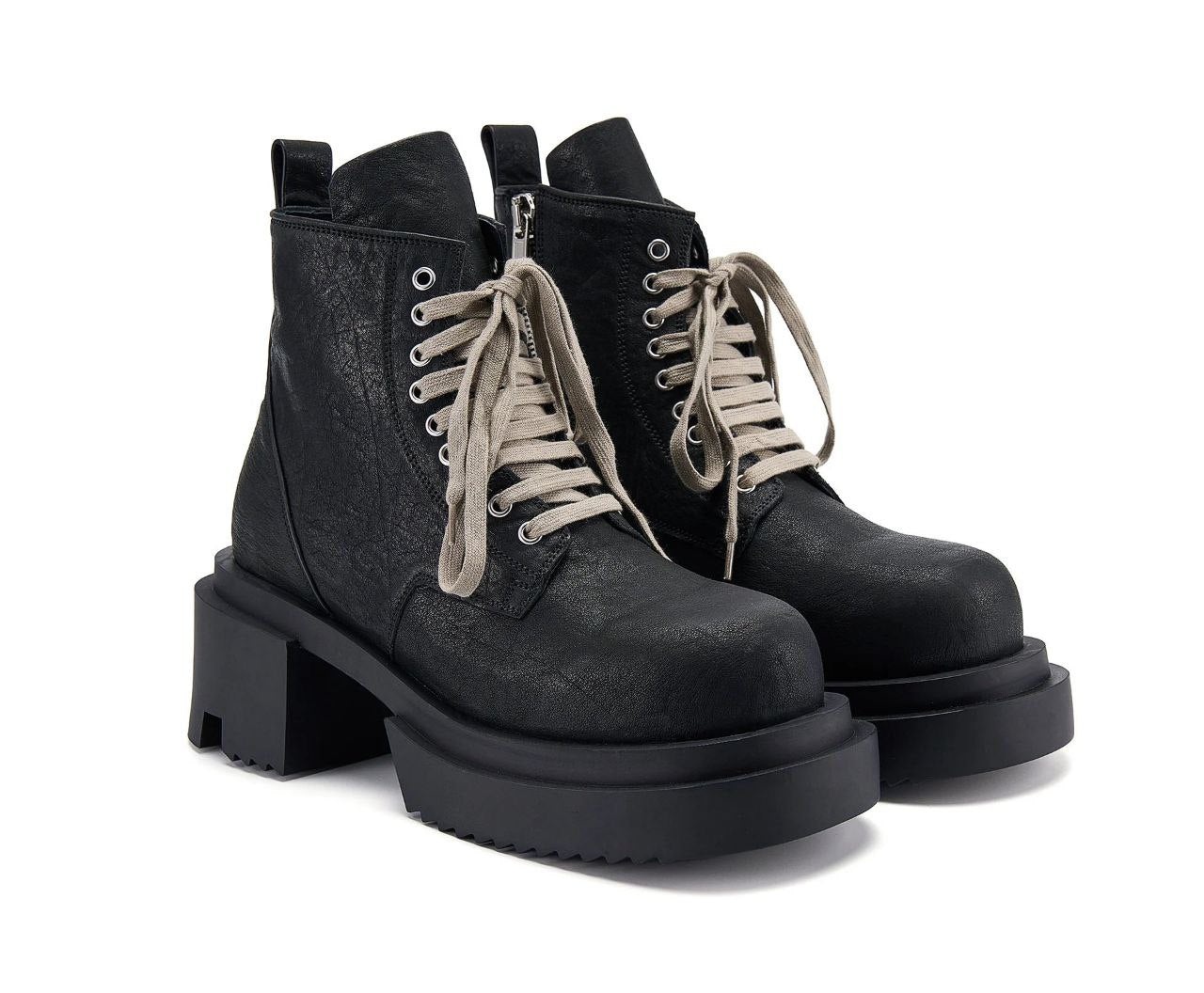 Rick Owens Black Low Army Bogun Boots