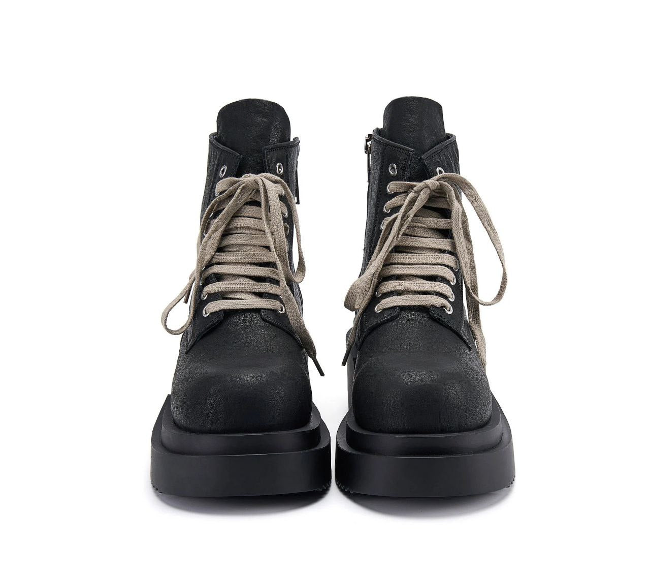Rick Owens Black Low Army Bogun Boots
