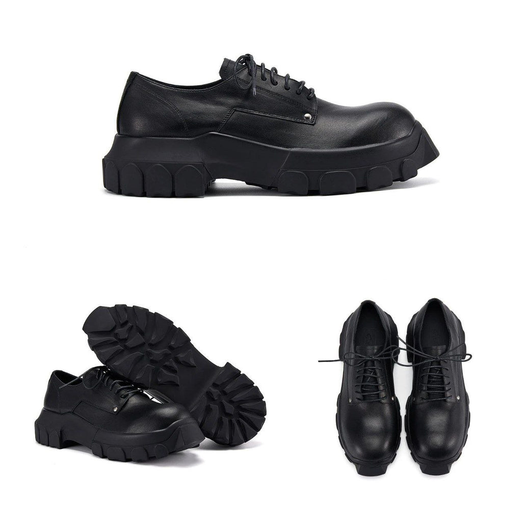 Rick Owens Bozo Tractor Leather Derby Shoes