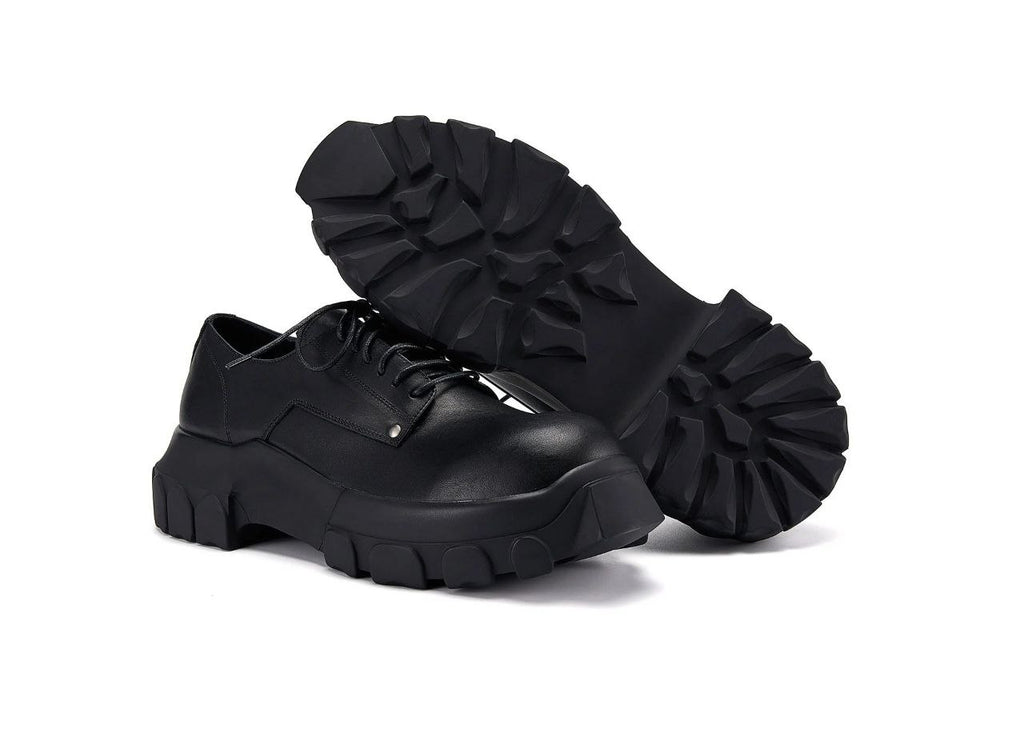 Rick Owens Bozo Tractor Leather Derby Shoes