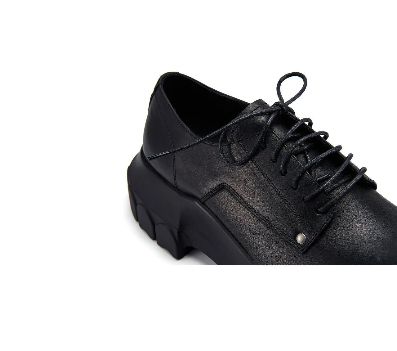 Rick Owens Bozo Tractor Leather Derby Shoes