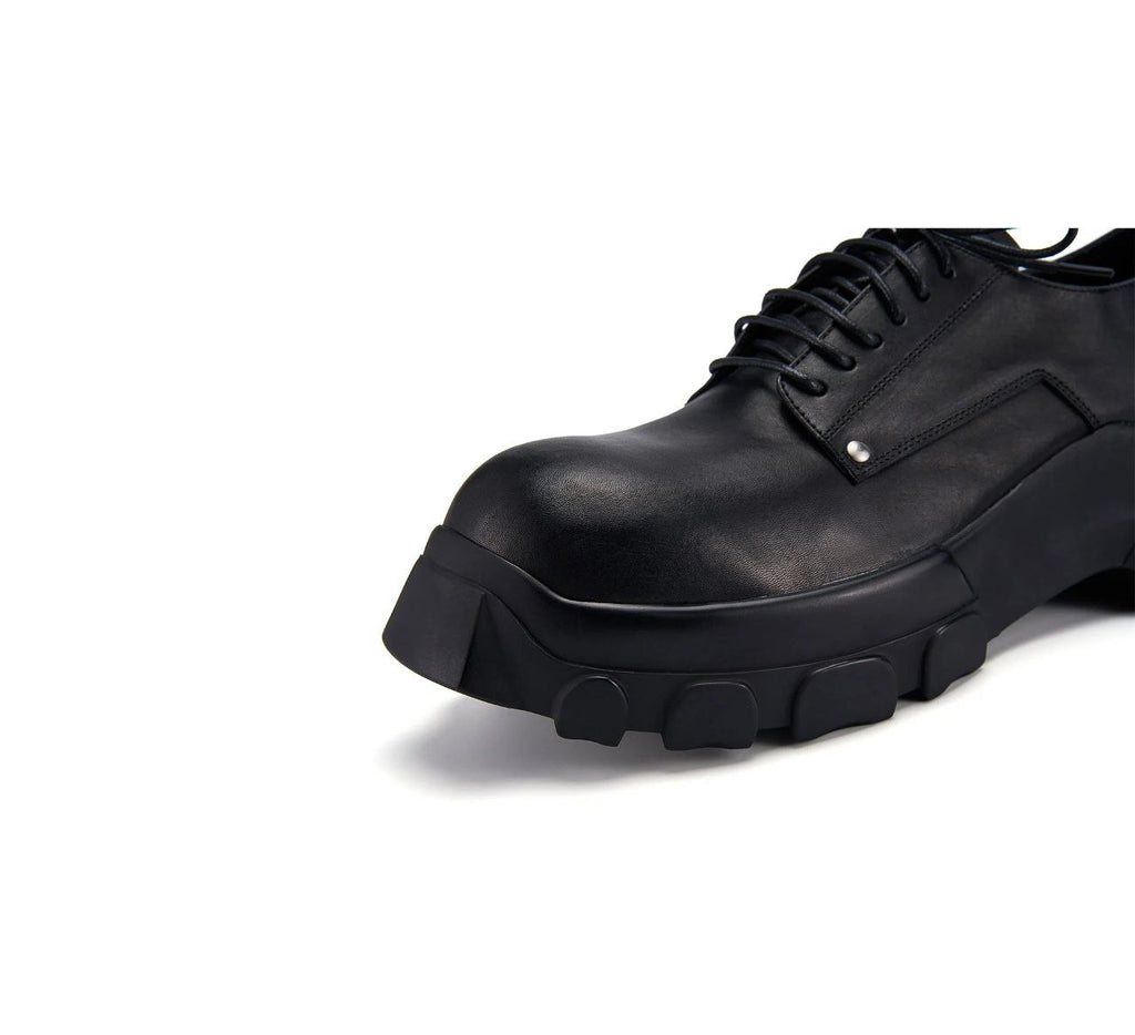 Rick Owens Bozo Tractor Leather Derby Shoes