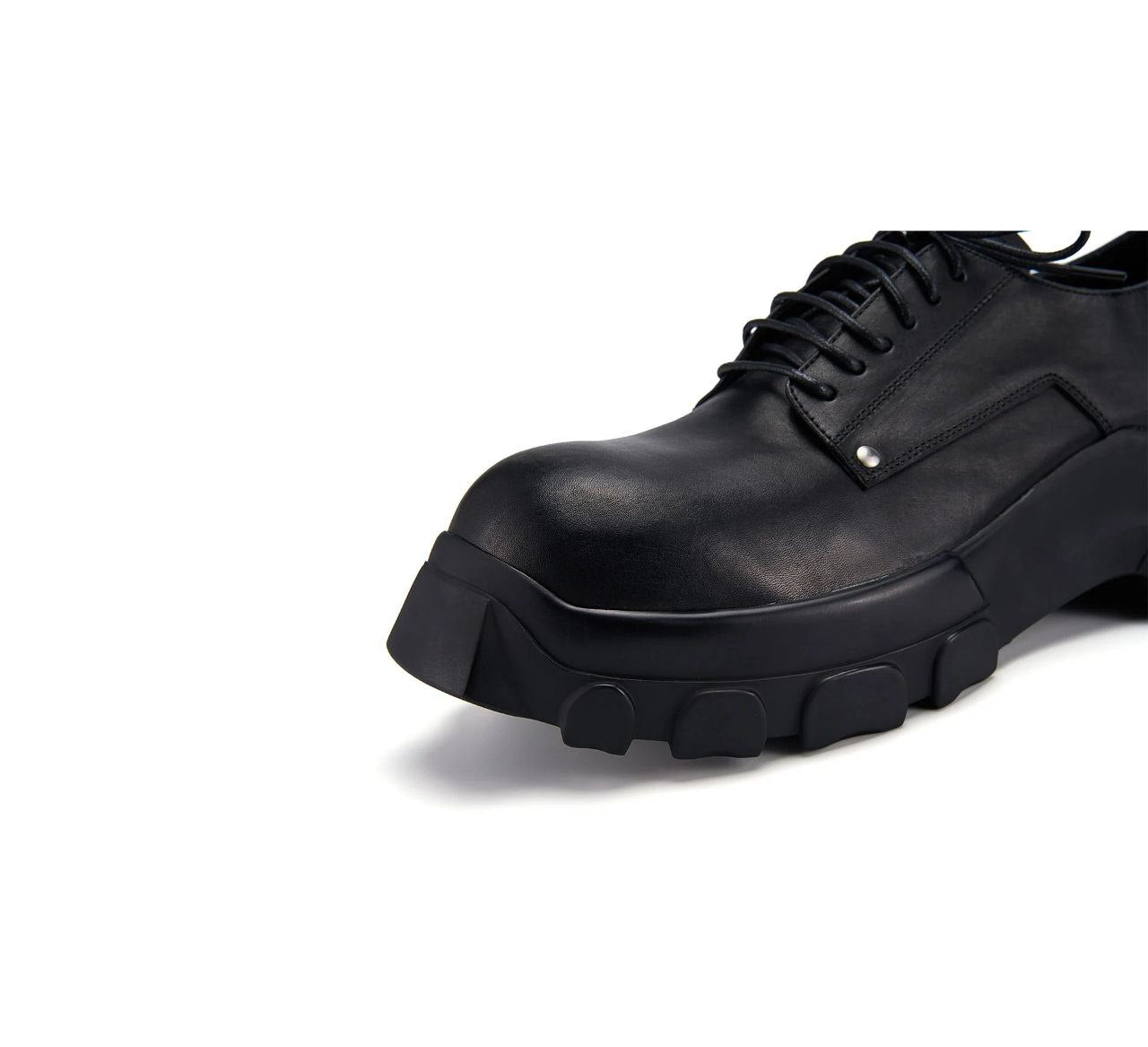 Rick Owens Bozo Tractor Leather Derby Shoes