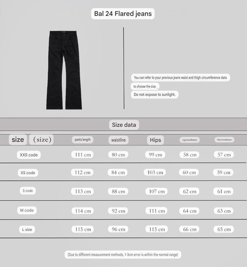 Balenciaga 24 Season Flared Jeans
