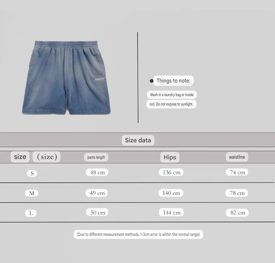 Balenciaga Political Campaign Shorts