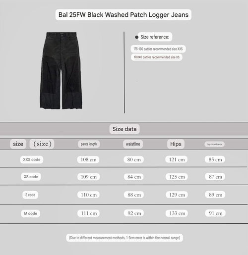 Balenciaga Panelled Cotton Trousers