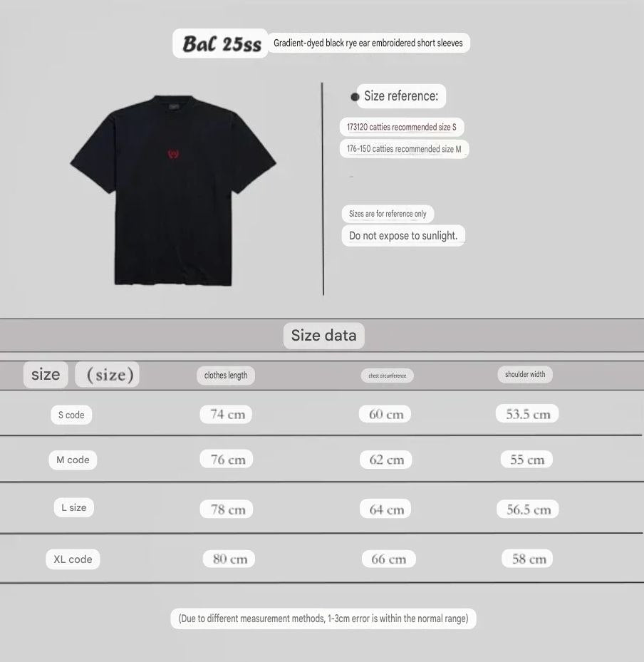 Balenciaga Embroidered T-Shirt