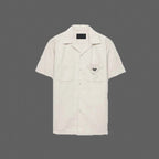 Prada Chambray Half Sleeve Shirt