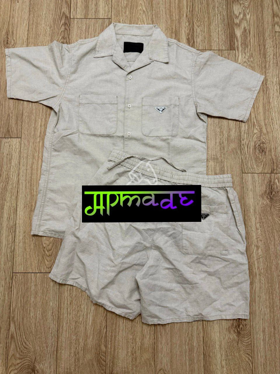 Prada Chambray Half Sleeve Shirt