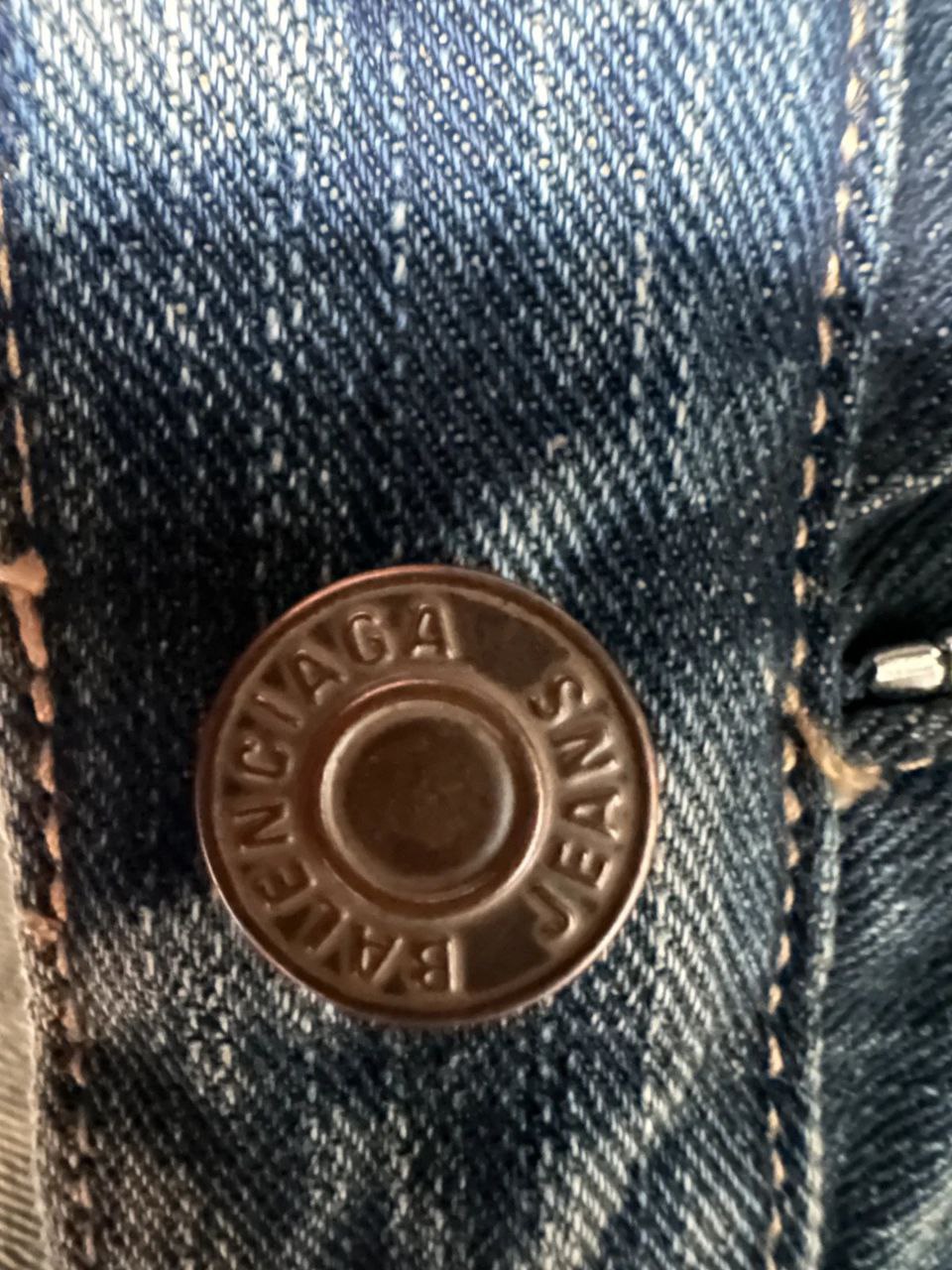 Balenciaga Bootcut Flared Italian Ring Denim Jeans