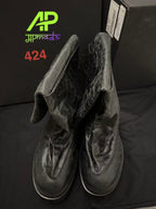424 Dragon Knight Pleated Boots