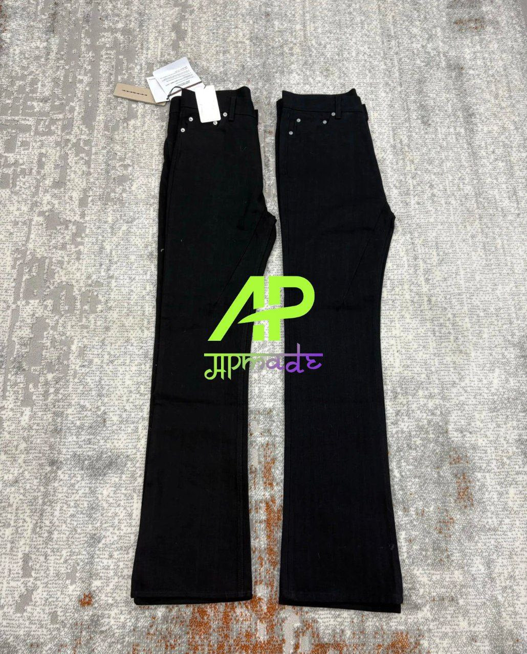 Rick Owens Jim Cut Denim Jeans