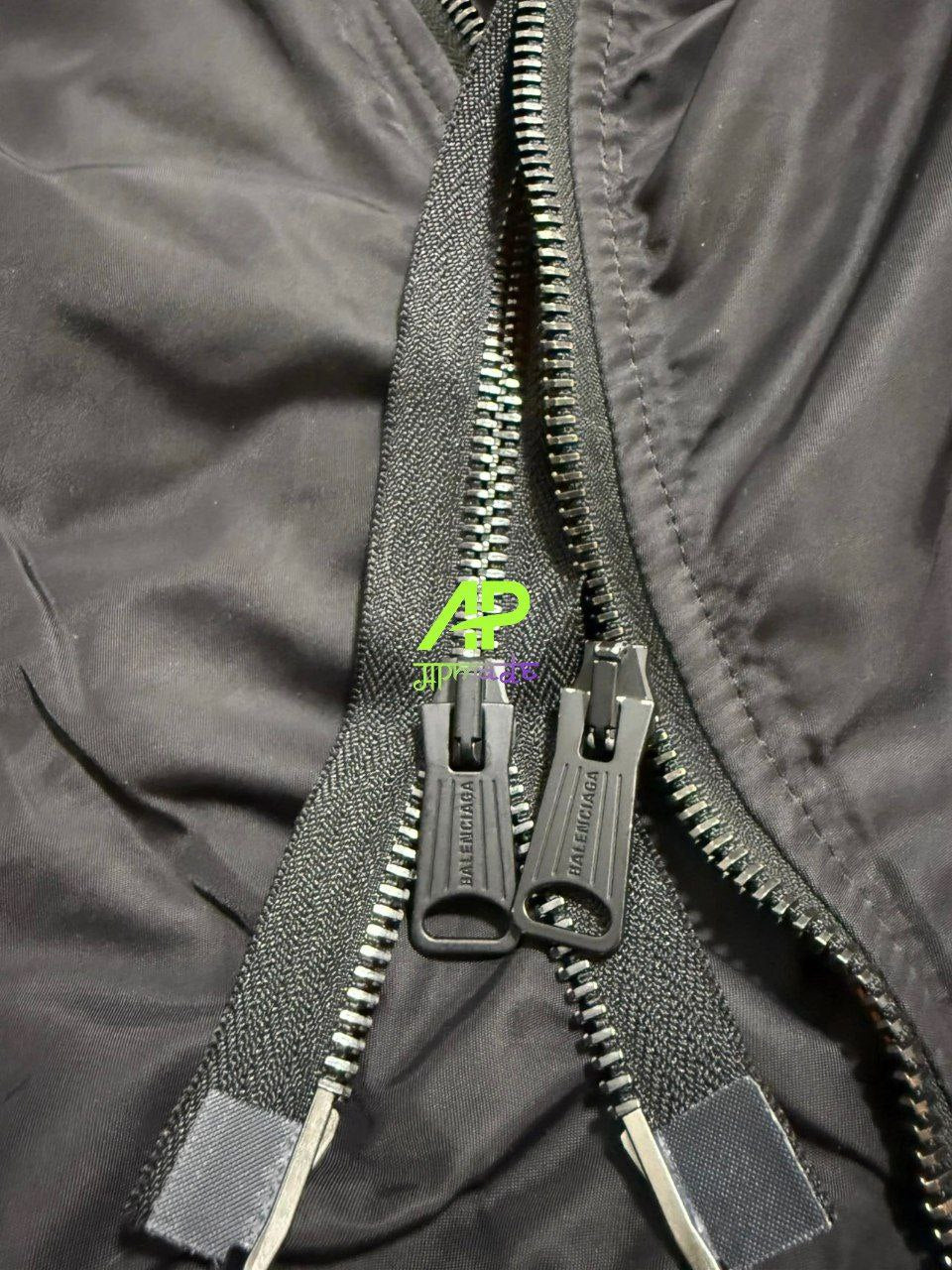 Balenciaga Incognito Hooded Bomber Jacket