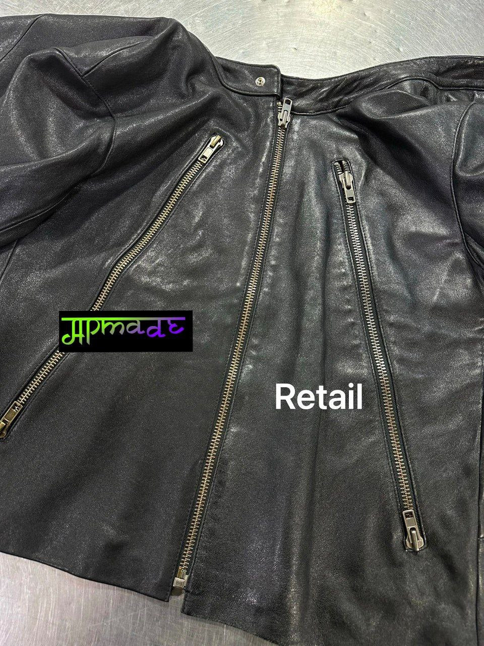 Maison Margiela 04AW 5-Zip Leather Jacket