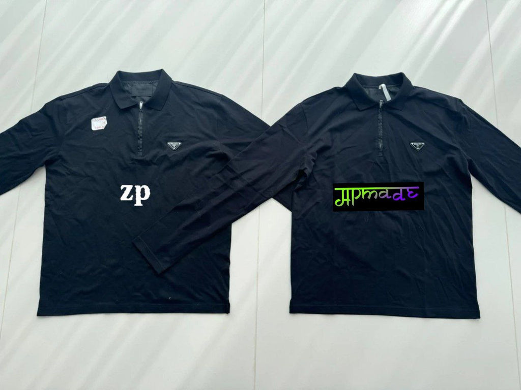 Prada 24FW Re-Nylon Piqué Polo T-Shirt