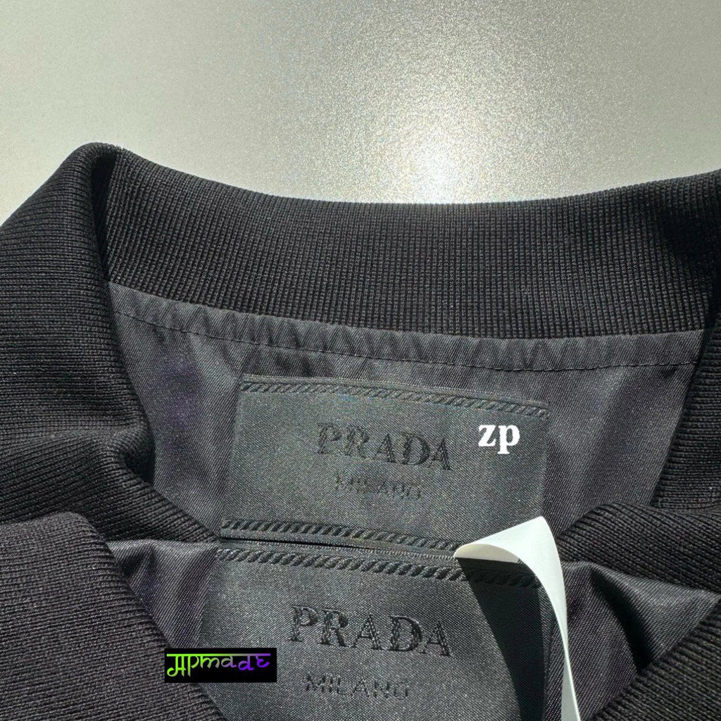 Prada 24FW Re-Nylon Piqué Polo T-Shirt